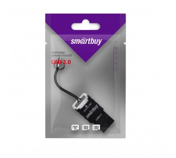                 Картридер Smartbuy 707 MicroSD черный#1766801