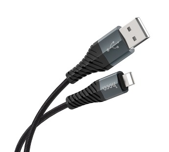 Кабель USB - Apple lightning HOCO X38 Cool Charging (25см) (черный)#400769