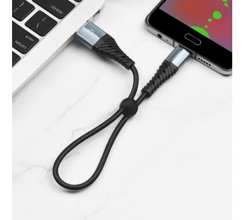 Кабель USB - Apple lightning HOCO X38 Cool Charging (25см) (черный)#2032699