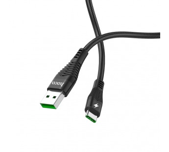Кабель USB - Type-C Hoco U53 Flash 5A (Black)#1983467