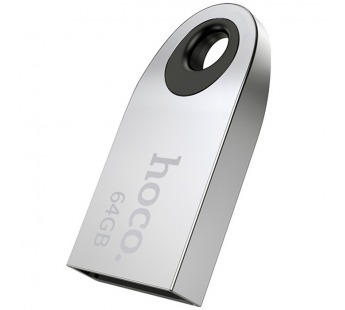 Внешний накопитель USB 2.0 Hoco UD9 Insightful Smart Mini 64Gb, серебристый#400428