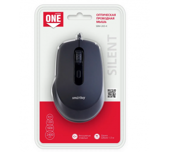                         Оптическая мышь Smartbuy 265 USB ONE беззвучная Black#1810768