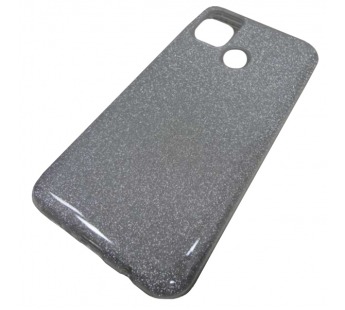                                 Чехол силикон-пластик Samsung M31 Fashion с блестками серебристый#1931809