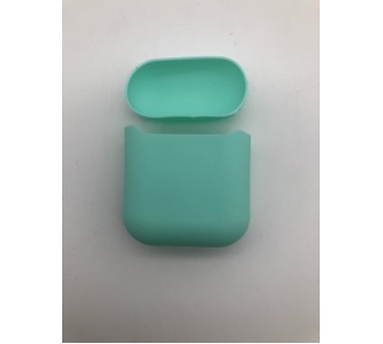 Чехол AirPods 1/2 силикон №1 в упаковке Мятно зеленый#1724580