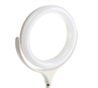 Кольцевая лампа - F537 с подставкой, 16 см (white)#415742