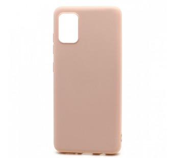 Чехол-накладка Silicone Case NEW ERA для Samsung Galaxy A51 светло розовый#1645927