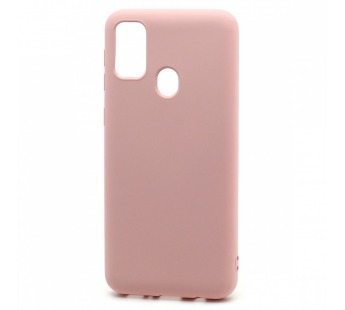Чехол-накладка Silicone Case NEW ERA для Samsung Galaxy M30S/M21 светло розовый#402108