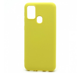 Чехол-накладка Silicone Case NEW ERA для Samsung Galaxy M31 жёлтый#402094