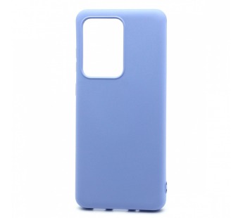 Чехол-накладка Silicone Case NEW ERA для Samsung Galaxy S20 Ultra голубой#402071