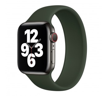 Ремешок - ApW15 для Apple Watch 38/40 mm монобраслет (dark green) (150 мм)#403539