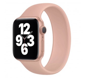 Ремешок - ApW15 для Apple Watch 38/40 mm монобраслет (pink) (160 мм)#403535