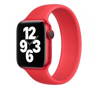 Ремешок - ApW15 для Apple Watch 38/40 mm монобраслет (red) (150 мм)#403533