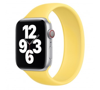 Ремешок - ApW15 для Apple Watch 38/40 mm монобраслет (yellow) (150 мм)#403526