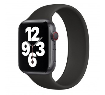 Ремешок - ApW15 для Apple Watch 42/44/45/49  mm монобраслет (black) (170 мм)#403471