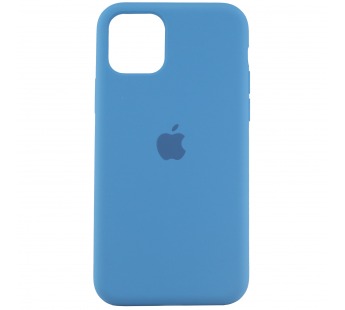 Чехол-накладка Silicone Case для Apple iPhone 11 Pro (пол. защита) (038)синий#404329