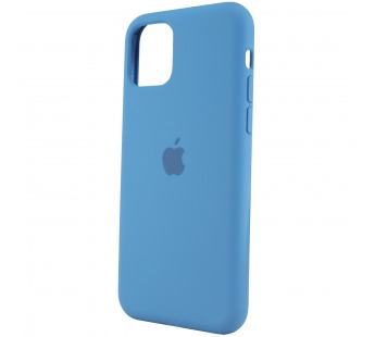 Чехол-накладка Silicone Case для Apple iPhone 11 Pro (пол. защита) (038)синий#404328