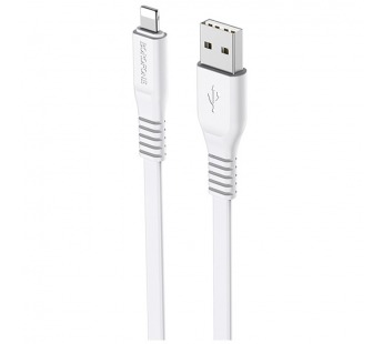 Кабель USB - Apple lightning Borofone BX23 Wide (white)#404874