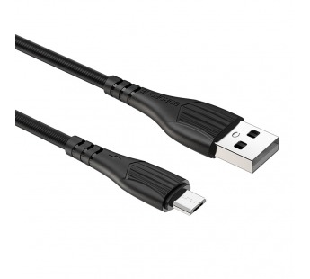 Кабель USB - micro USB Borofone BX37 Wieldy (black)#1974285