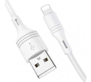 Кабель USB -Apple Lightning BOROFONE BX43 белый 1м#1988252