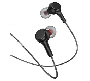 Проводные наушники Hoco M78, цвет черный#2119696