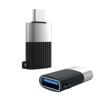 Адаптер XO NB149-F, (USB 2.0-Type-C) черный#429284