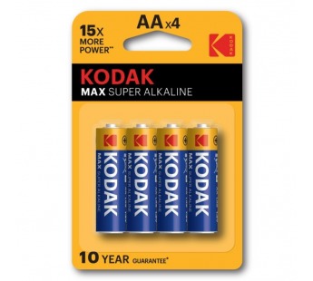 Элемент питания KODAK MAX LR6 BL4 (KAA-4) (80/400/26000)#407027