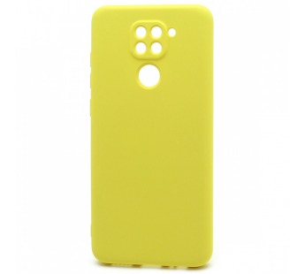 Чехол-накладка Silicone Case NEW ERA для Xiaomi Redmi Note 9 желтый#407299