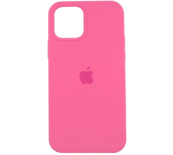 Чехол-накладка Silicone Case для Apple iPhone 12/12 Pro (054) темно розовый#418761