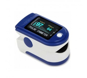  Пульсоксиметр Fingertip Pulse Oximeter (синий)#2126450