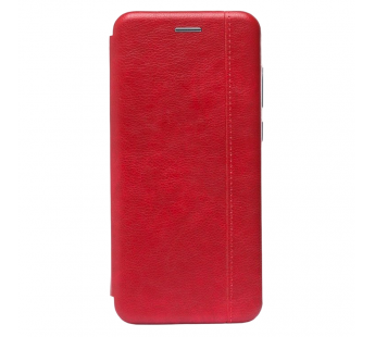Чехол Samsung M20 (2019) Книжка Vintage Line Кожа Красный#2039636