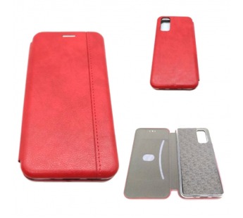 Чехол Samsung S20 (2020) Книжка Vintage Line Кожа Красный#460116