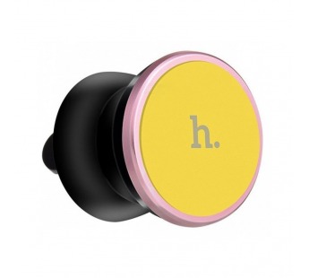 Держатель автомобильный Hoco CA3 Outlet magnetic vehicle Holder (yellow)#409089