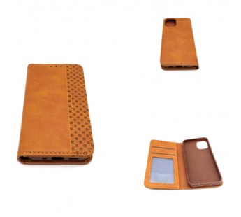 Чехол iPhone 12 Mini (5.4) Книжка Wallet Кожа Коричневый#443924