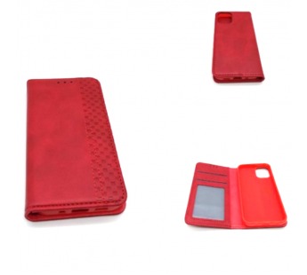 Чехол iPhone 12 Mini (5.4) Книжка Wallet Кожа Красный#443925