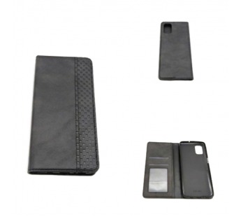 Чехол Samsung M51 (2020) Книжка Wallet Кожа Черный#428622