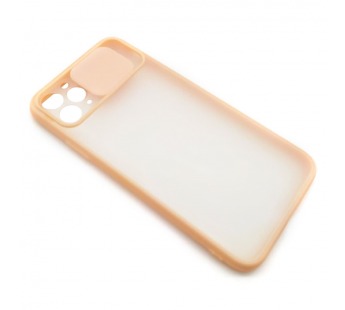Чехол iPhone 11 Pro Max Матовый Slide Camera Розовый#438027