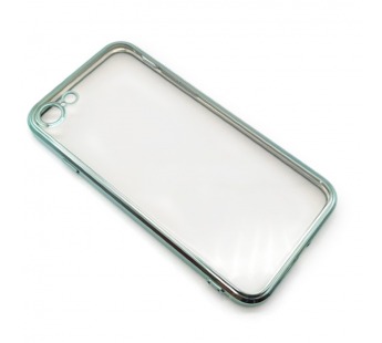 Чехол iPhone 7/8/SE (2020) Силикон Прозрачный (Style under iPhone 12) Зеленый#2101113