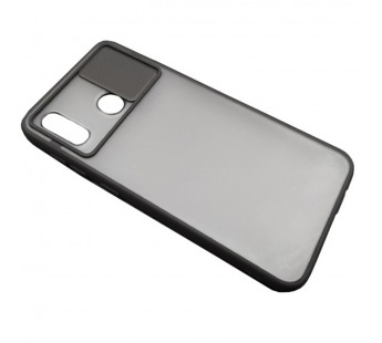 Чехол Samsung A20/A30/M10S (2019) Матовый Slide Camera Черный#2101128