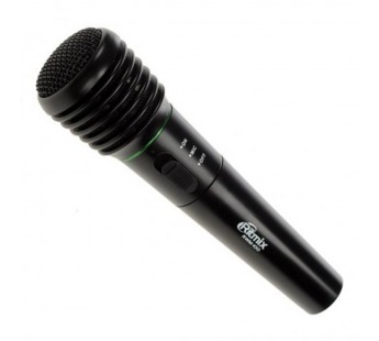 Радиомикрофон RITMIX RWM-100, чёрный. Пластиковый корпус. #414311