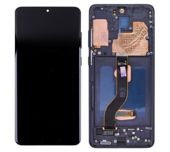 Дисплей для Samsung G985F (S20+) модуль Черный - Ориг#2104383