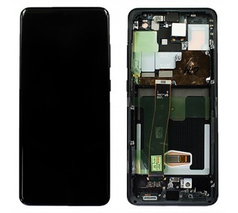 Дисплей для Samsung G988B (S20 Ultra) модуль Черный - Ориг#444416
