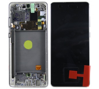 Дисплей для Samsung N770F (Note 10 Lite) модуль Серебро - Ориг#444341