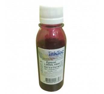 Чернила InkTec (E0017) для Epson L800/L1800 (T6733/ T6743), M, 0,1 л.#443228
