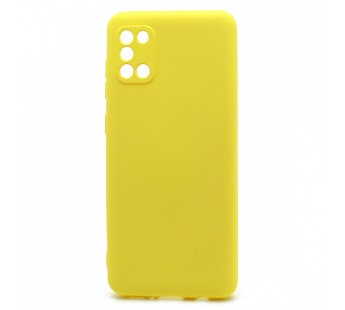 Чехол-накладка Silicone Case NEW ERA для Samsung Galaxy A31 желтый#414987