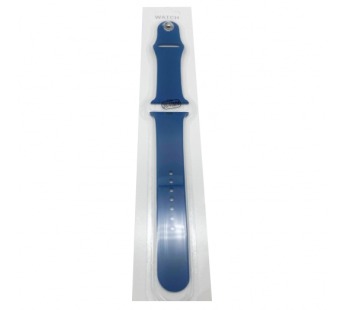 Ремешок для Apple Watch 38/40mm №36 силиконовый Алмазный Синий (Размер ML)#431687