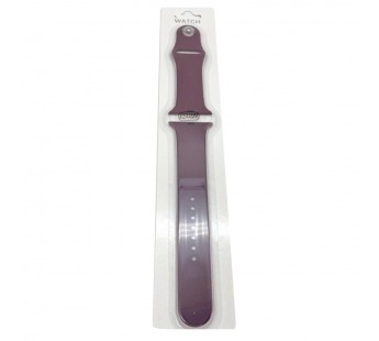 Ремешок для Apple Watch 42/44/45/49 mm №63 силиконовый Виолетта (Размер SM)#1651179