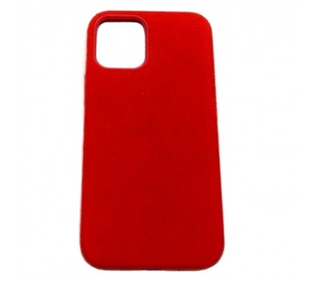 Чехол iPhone 12 Mini (5.4) Alcantara Case (без MagSafe) в упаковке Красный#419231