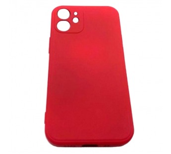 Чехол iPhone 12 Mini (5.4) Microfiber Красный#419216