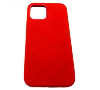 Чехол iPhone 12/12 Pro (6.1) Alcantara Case (без MagSafe) в упаковке Красный#418898