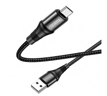 Кабель USB - micro USB Hoco X50 (100см) чёрный#415310
